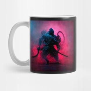 Samurai Neon Fight Mug